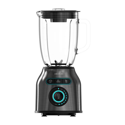Cecotec Mixeur Blender Power Black Titanium 2200MAX Prodigy. 2200 W, 6 Lames en Acier Inoxydable, Hache-glace, Fonction Turbo, Fonction Smoothie, Fonction AutoClean