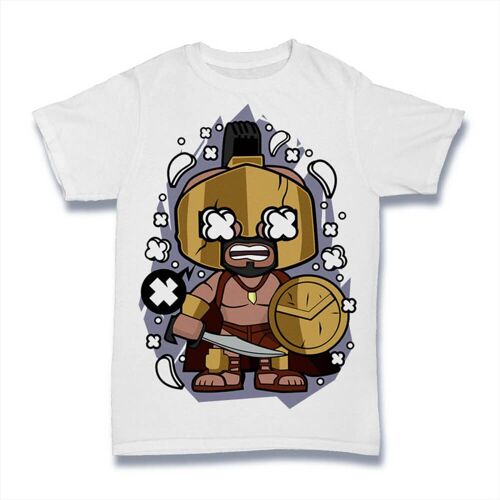 Homme Tee-Shirt Style Guerrier - Combattants Grecs - Athlétisme - Warrior Style - Greece Fighters - Athletic - T-Shirt Graphique Éco-Responsable Vintage Cadeau Nouveauté