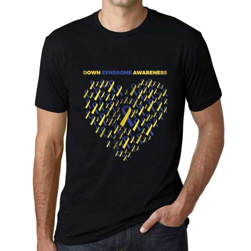 Homme Tee-Shirt Le Coeur Du Syndrome De Down - Down Syndrome Heart - T-Shirt Graphique Éco-Responsable Vintage Cadeau Nouveauté