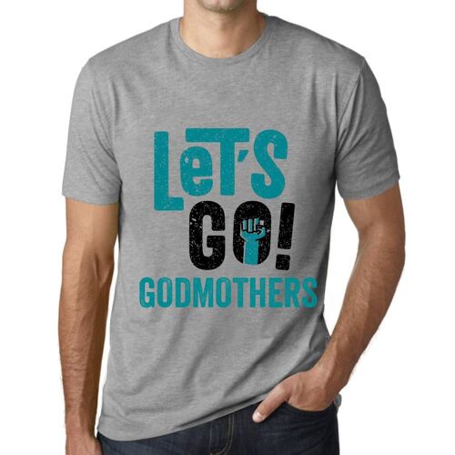 Homme Tee-Shirt Allons-Y Marraines - Let's Go Godmothers - T-Shirt Graphique Éco-Responsable Vintage Cadeau Nouveauté