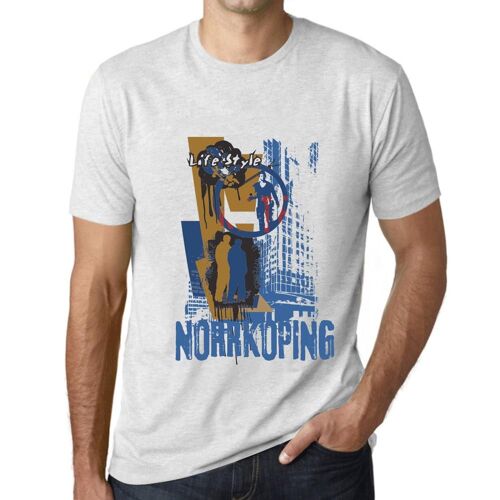 Homme Tee-Shirt Mode De Vie À Norrkoping - Norrkoping Lifestyle - T-Shirt Graphique Éco-Responsable Vintage Cadeau Nouveauté