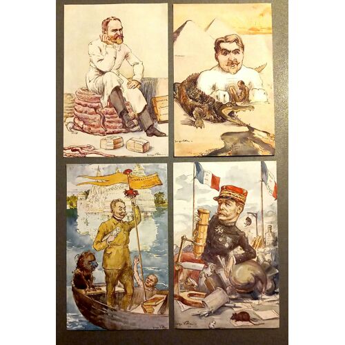 Peintures Et Dessins  De Médecine – Chirurgie – Val De Grâce – Pédiatrie – Gynécologie  Rares Caricatures De Georges Villa Des Docteurs Célèbres Des Années 1920