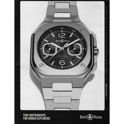 Publicité Papier - Montre Bell & Ross De 2023