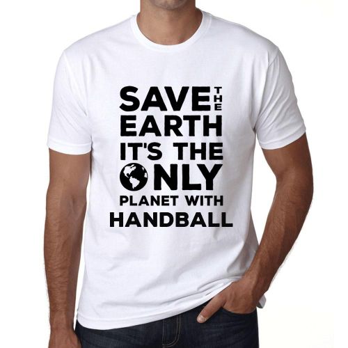 Homme Tee-Shirt Sauvez La Terre C'est La Seule Planète Où Il Y A Du Handball - Save The Earth It?S The Only Planet With Handball - T-Shirt Graphique Éco-Responsable Vintage Cadeau Nouveauté