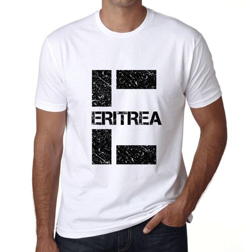 Homme Tee-Shirt Érythrée - Eritrea - T-Shirt Graphique Éco-Responsable Vintage Cadeau Nouveauté