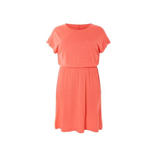 Esmara® Robe En Lin Femme (Corail, 4xl(58/60))
