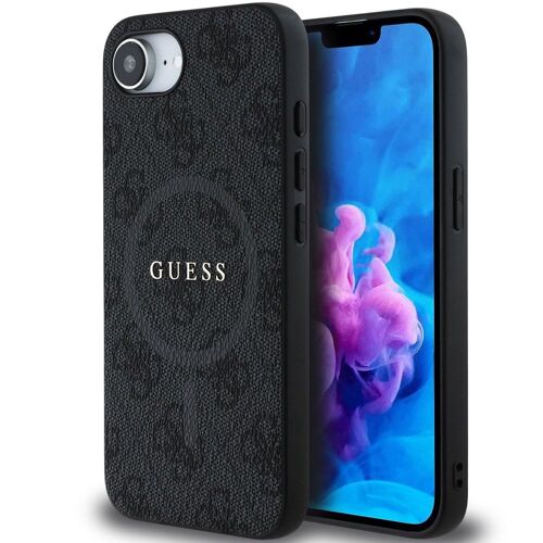 Coque Guess MagSafe iPhone 16e coloris noir