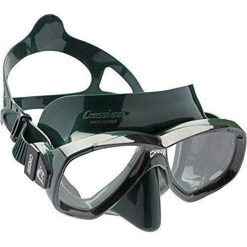 Cressi Sub S.P.A. Perla Masque De Plongée Mixte Adulte, Vert/Noir