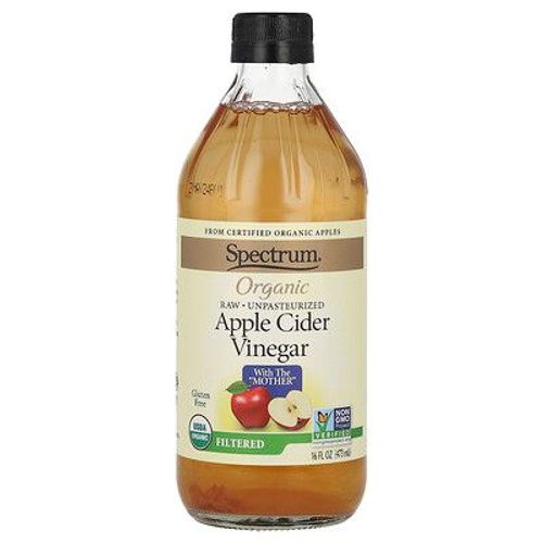 Spectrum Culinary Vinaigre De Cidre De Pomme Biologique, Filtre, 473 Ml
