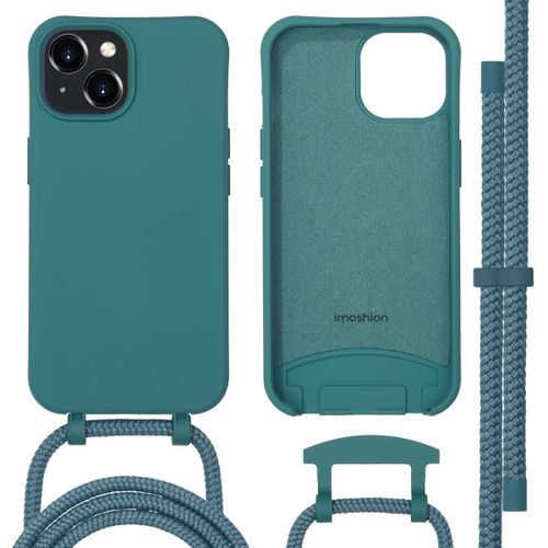 Imoshion Coque De Couleur Avec Cordon Amovible Magsafe Iphone 15 Dark Green