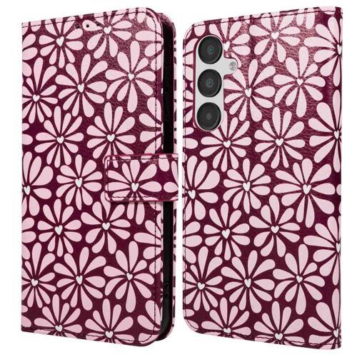 Imoshion Étui De Télephone Portefeuille Design Samsung Galaxy A35 Bloom Love Blush