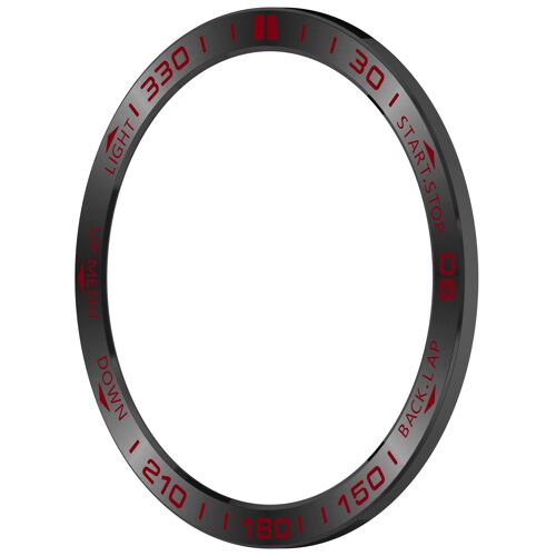 Garmin Tactix 8 51mm Solar Bezel - Édition Course Noir Et Rouge