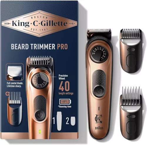 Tondeuse Homme A Barbe Electrique King C.Gillette Pro - 40 Reglages