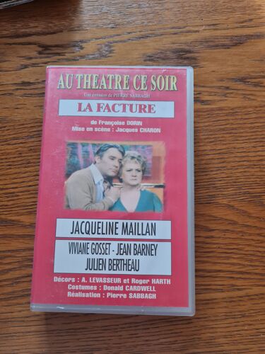 La Facture - Au Théatre Ce Soir Jacques Charon Vhs