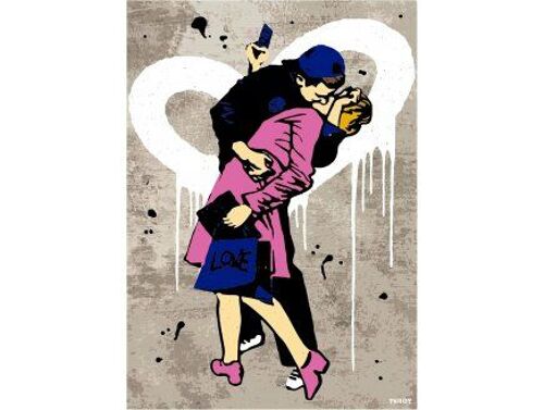 Puzzle Adulte 1000 Pieces Le Baiser - Set Collection Peinture TV BOY + Carte tigre