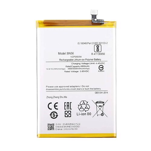 Batterie Interne Pour Redmi 9a 5000mah Modèle Bn56 Noir