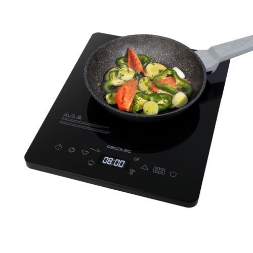 Plaque à Induction Cecotec Full Crystal Onyx 2000 W