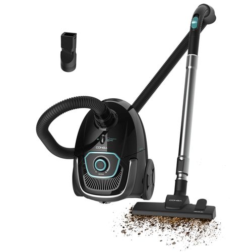 Cecotec Aspirateur Traîneau avec Sac de 2,5 L Conga Powerbag 2500 Plus. 850 W, Filtration Haute Efficacité, Tube Télescopique en Métal, Comprend des Accessoires Adaptés aux Meubles et aux Coins.