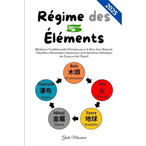 Régime Des 5 Éléments: Médecine Traditionnelle Chinoise Pour Le Bien-Être Naturel, L'équilibre Alimentaire Saisonnier Et La Nutrition Holistique Du Corps Et De L'esprit