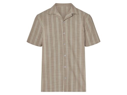 Esmara Men Chemise Homme (Beige, L (41/42))