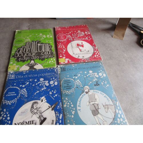 4 Vol Dits Vecus Populaires Contes Enfants Occitan : Le Pou Et La Puille : Badaluna Tous Les Gens : Voyages Pays De Arbres : Noemie Petite Terrienne ::: Exemplaire Bibliotheque