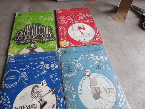 4 Vol Dits Vecus Populaires Contes Enfants Occitan : Le Pou Et La Puille : Badaluna Tous Les Gens : Voyages Pays De Arbres : Noemie Petite Terrienne ::: Exemplaire Bibliotheque