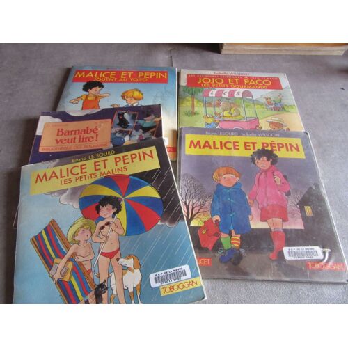 3 Vol Malice Pepin Bruno Le Sourd Isabelle Wildorf Jouent Eu Yo Yo Petits Malins 1 Jojo Et Paco Les Petits Gourmands 1 Barnabe Veut Lire ( Derieuw Roth ---- ( Exemplaire Bibliotheque