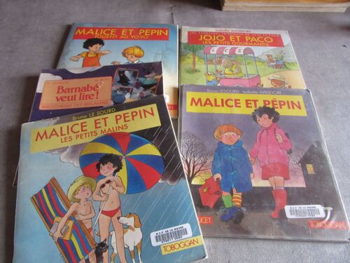 3 Vol Malice Pepin Bruno Le Sourd Isabelle Wildorf Jouent Eu Yo Yo Petits Malins 1 Jojo Et Paco Les Petits Gourmands 1 Barnabe Veut Lire ( Derieuw Roth ---- ( Exemplaire Bibliotheque