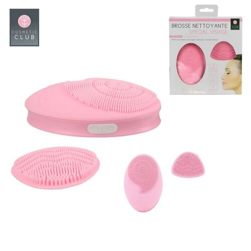 Brosse Nettoyante Visage Electrique Cosmetic Club Sc16108 