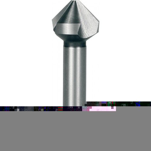 Fraise à chanfreiner 3 dents HSSE-Co 5 102 90° queue cylindrique - Ø10 mm RUKO