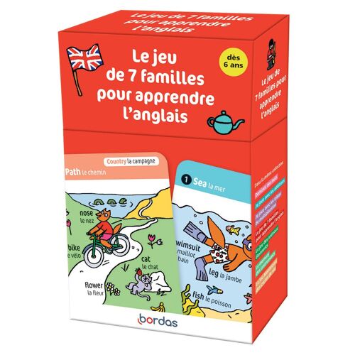 Recre En Boite - Le Jeu Des 7 Familles Pour Apprendre L'anglais