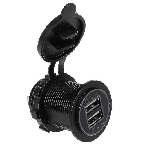 Chargeur Usb De Voiture Haut De Gamme À Deux Ports Avec Affichage Numérique Et Fonctions De Sécurité Avancées