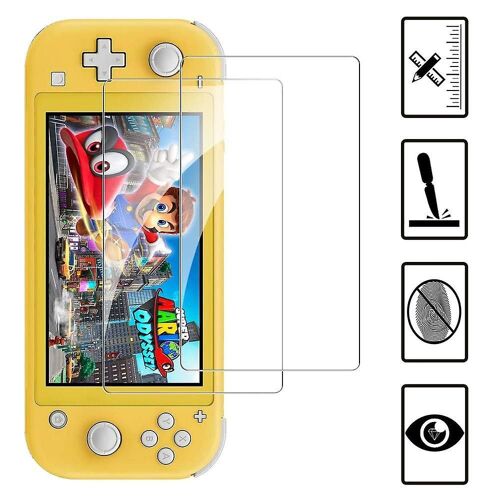 Protection D'écran En Verre Trempé De Qualité Supérieure Pour Switch Lite : Verre Trempé 9h, Haute Réactivité Tactile, Ajustement Parfait