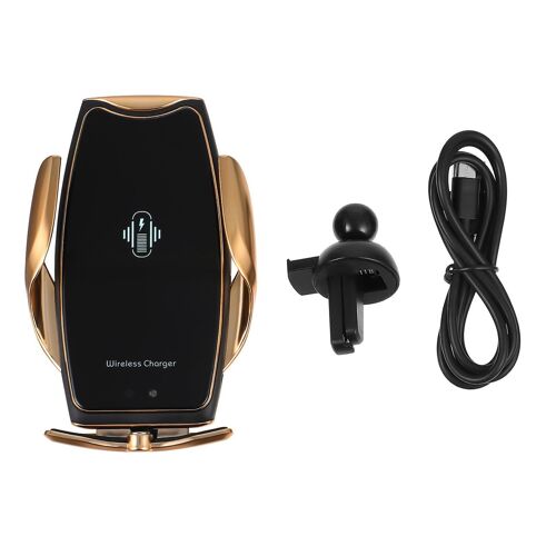Support De Téléphone Pour Voiture Avec Chargeur Sans Fil, Rotation À 360 Degrés, Détection Infrarouge, Compatible Avec La Plupart Des Smartphones