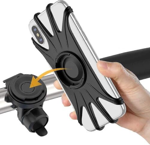 Support Vélo Universel Pour Smartphones De 4 À 6,5 Pouces, Rotatif À 360°, Amovible, Compatible Avec Toutes Les Coques