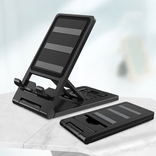 Support De Téléphone Portable Pliable Et Réglable En Hauteur Pour Smartphones Et Tablettes