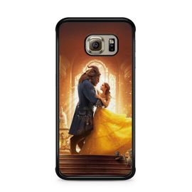 Coque De Téléphone Pour Samsung Galaxy S6 La Belle Et La Bete Disney Dessin Animé Rose Eternelle Ref 2353