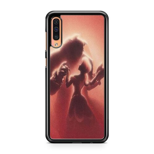 Coque De Téléphone Pour Huawei P20 Pro La Belle Et La Bete Disney Dessin Animé Rose Eternelle Ref 317