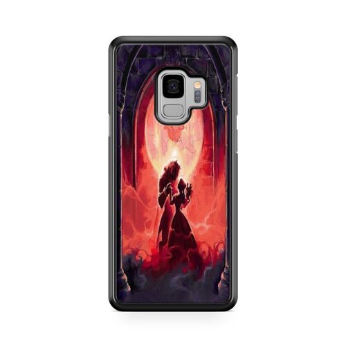 Coque De Téléphone Pour Samsung Galaxy A6 2018 La Belle Et La Bete Disney Dessin Animé Rose Eternelle Ref 2127