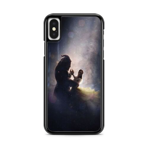 Coque De Téléphone Pour Iphone Xr La Belle Et La Bete Disney Dessin Animé Rose Eternelle Ref 1463