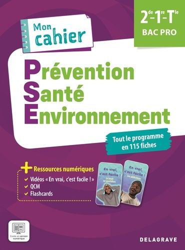 Prévention Santé Environnement 2de-1re-Tle Bac Pro - Edition 2025