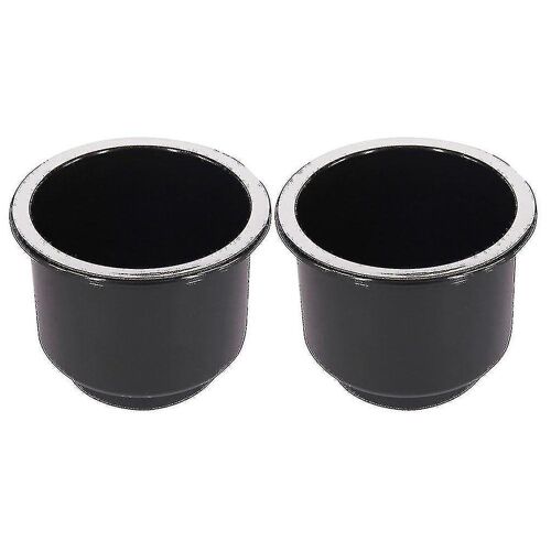 Porte-Gobelets Polyvalent Pour Biberons, Tasses À Café Et Bouteilles D'eau - Lot De 2, Plastique Durable, Noir
