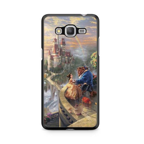 Coque De Téléphone Pour Samsung Galaxy J7 2016 ( J710 ) La Belle Et La Bete Disney Dessin Animé Rose Eternelle Ref 1620