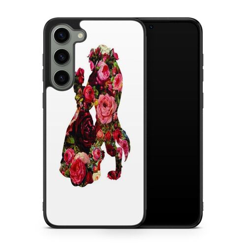Coque De Téléphone Pour Samsung Galaxy A56 La Belle Et La Bete Disney Dessin Animé Rose Eternelle Ref 835