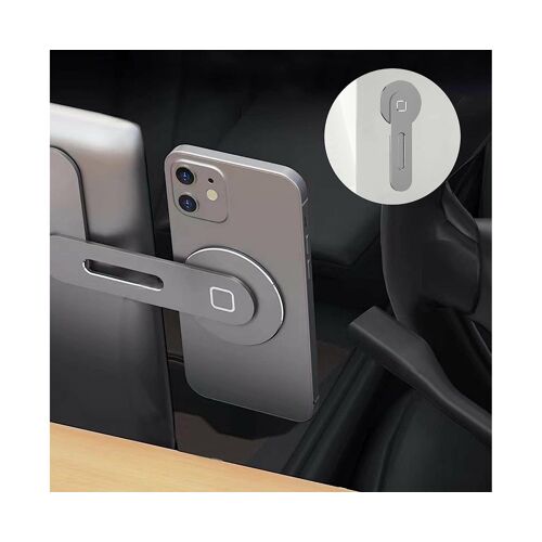 Support De Téléphone Tesla Pour Modèles 3/X/Y/S ¿ Magnétique, Rotation À 90°, Compatible Iphone Et Android