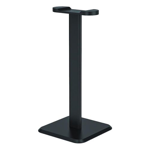 Support pour casque en alliage d'aluminium de qualité supérieure - Noir, 10,5 x 10,5 x 22 cm, design stable, organiseur multi-usages