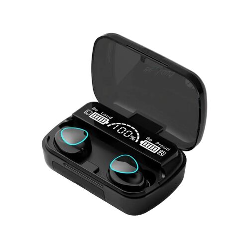 Écouteurs sans fil Bluetooth 5.1 TWS M10 avec contrôle tactile, écran LED, étanches, son stéréo HiFi