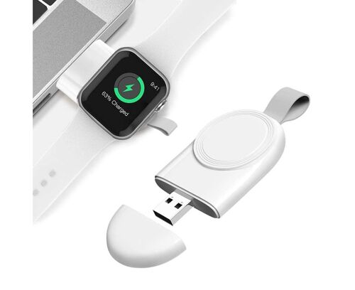 Chargeur Portable Pour Apple Watch ¿ Charge Rapide, Compact, Sans Fil, Compatible Avec Toutes Les Séries Apple Watch