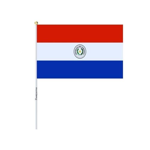 Lots Mini Drapeau du Paraguay 14x21cm en 100 pièces