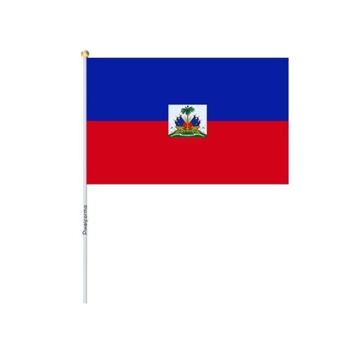Lots Mini Drapeau d'Haïti 14x21cm en 100 pièces